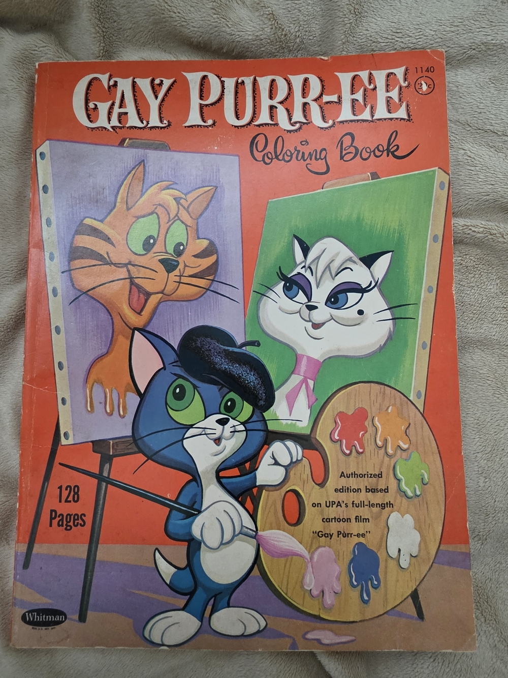 Vintage Gay Purr-ee Coloring Book